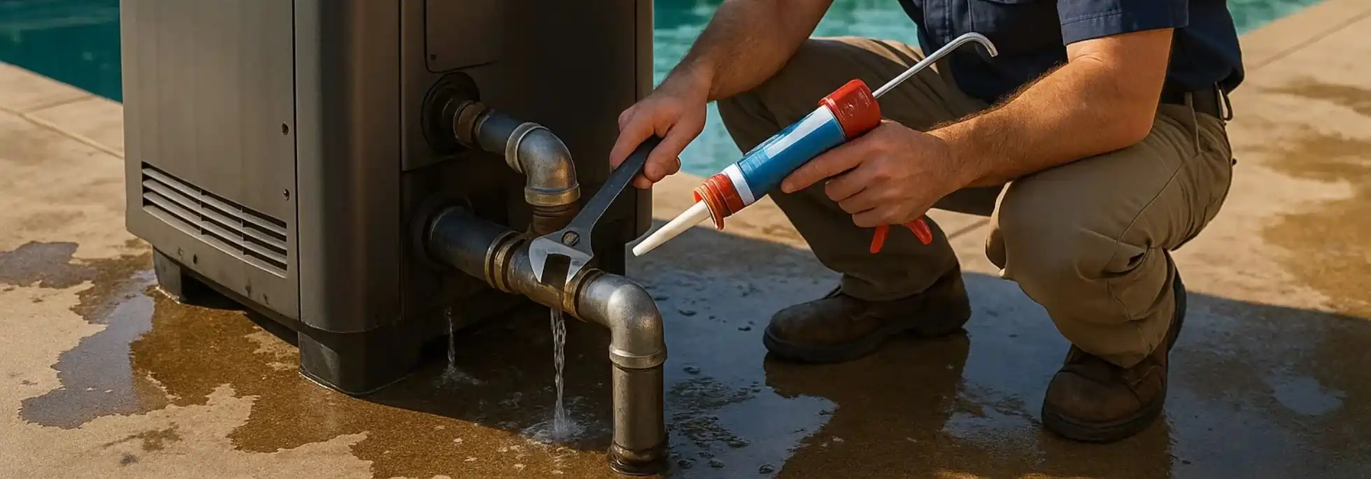  Pool Heater Leak Repair - HVAC East Gwillimbury